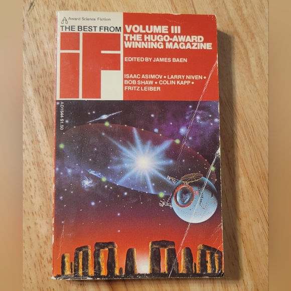 JAMES BAEN  IF EDITED, book VOLUME III THE HUGO- AWARD WINNING MAGAZINE,1976 - Picture 1 of 8